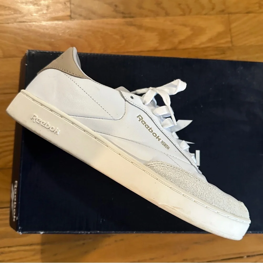 Reebok Club C Clean Sneaker (cloud white/chalk/modern beige) - Picture 7 of 13